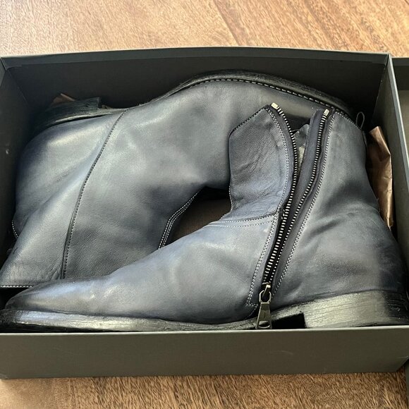 John Varvatos Blue Stone Regent Boots 11 - Picture 2 of 16